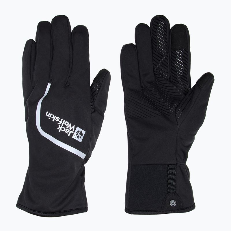 Dviračio pirštinės Jack Wolfskin Morobbia Light black