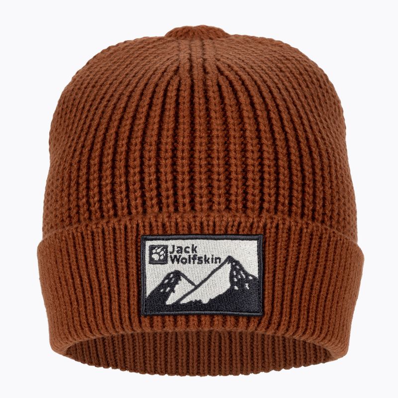 Jack Wolfskin Edo Badge Beanie carmine žieminė kepurė 2