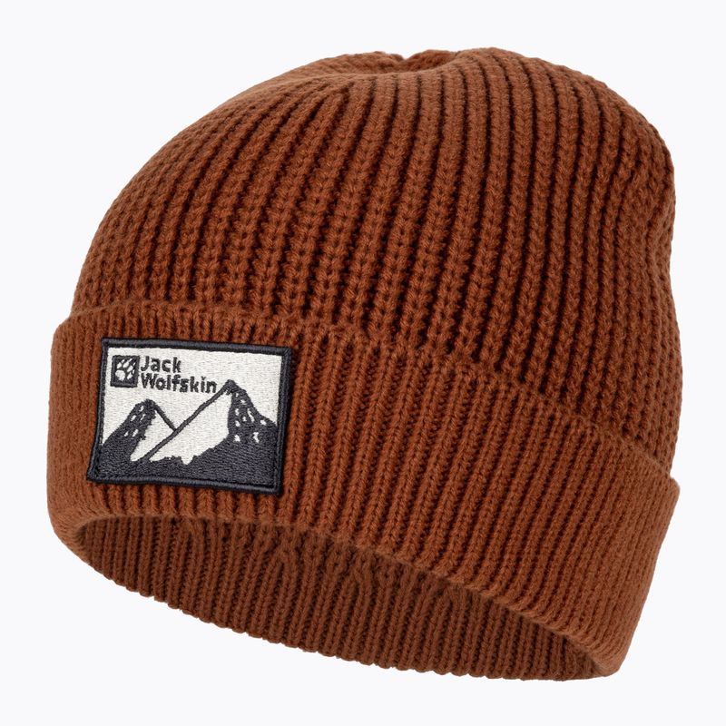 Jack Wolfskin Edo Badge Beanie carmine žieminė kepurė 3