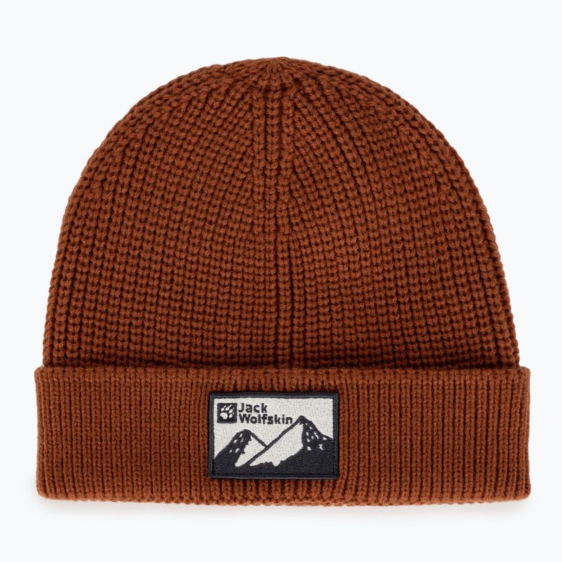Jack Wolfskin Edo Badge Beanie carmine žieminė kepurė 5