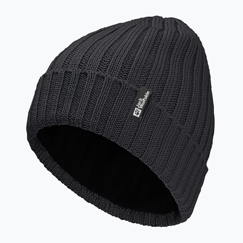 Žieminė kepurė Jack Wolfskin Rib Knit black 2