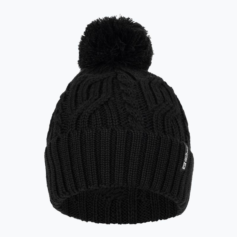 "Jack Wolfskin" žieminė kepurė "Pompom black 2