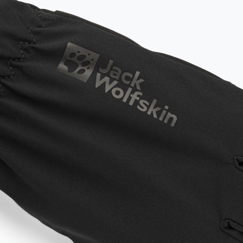 "Jack Wolfskin" trekingo pirštinės "Highloft", juodos 4