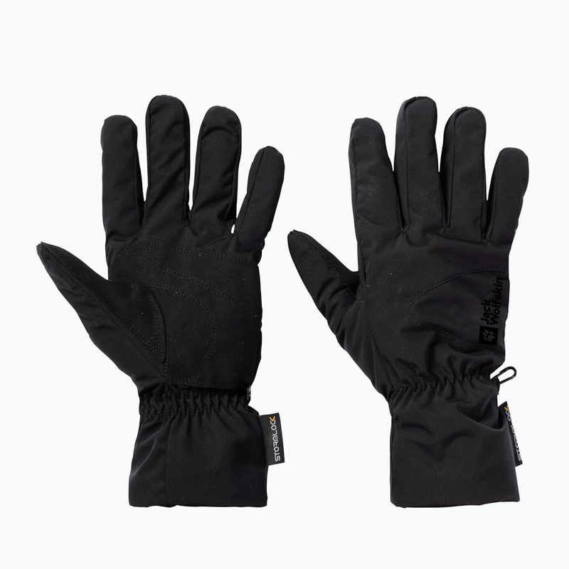 "Jack Wolfskin" trekingo pirštinės "Highloft", juodos 5