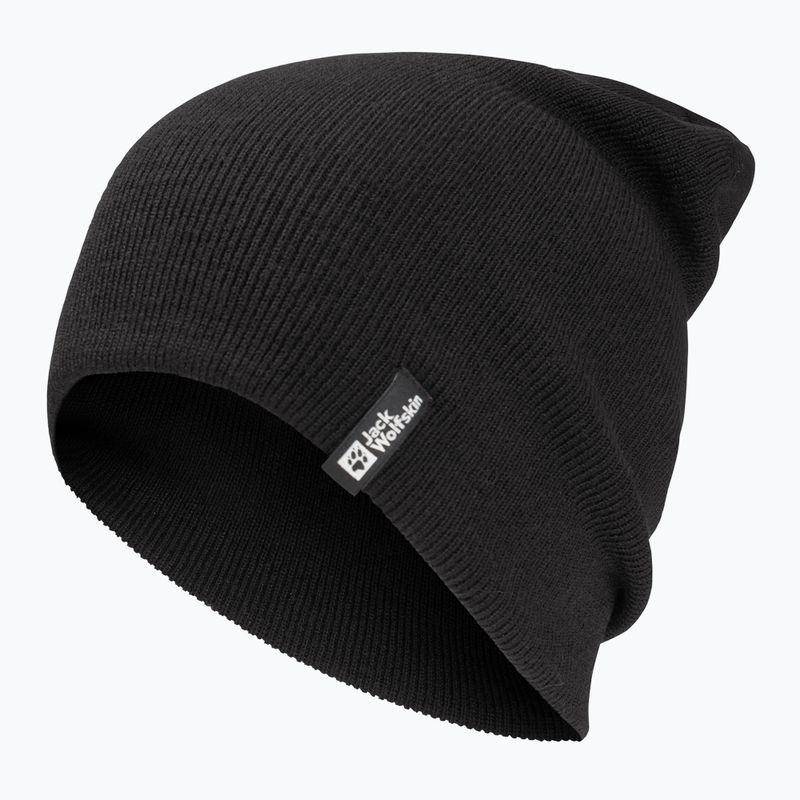 Žieminė kepurė Jack Wolfskin Rib black 2