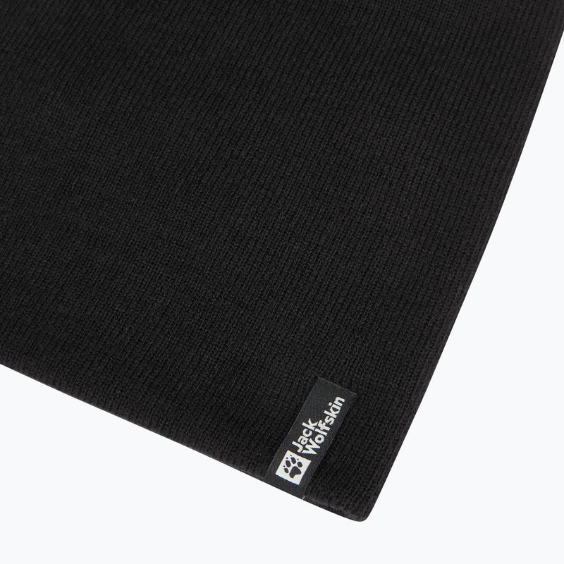 Žieminė kepurė Jack Wolfskin Rib black 4