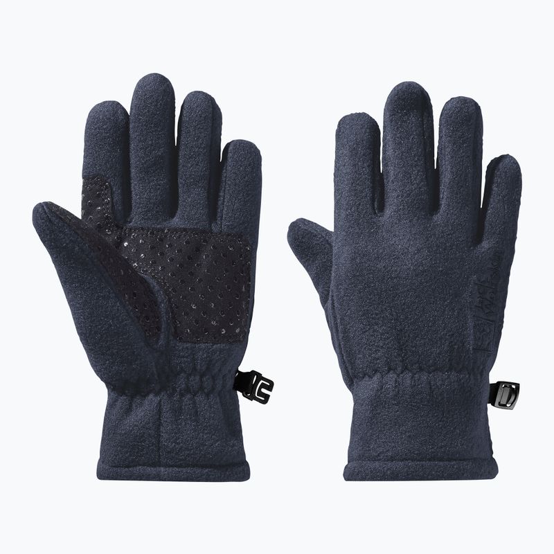 Vaikiškos žygio pirštinės Jack Wolfskin Fleece Glove night blue