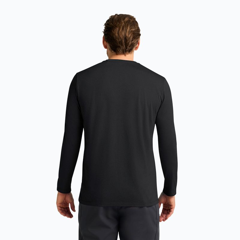 Vyriški termoaktyvūs marškinėliai ilgomis rankovėmis Jack Wolfskin Sky Thermal black 3