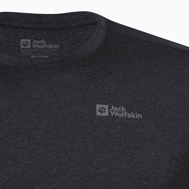 Vyriški termoaktyvūs marškinėliai ilgomis rankovėmis Jack Wolfskin Sky Thermal black 7