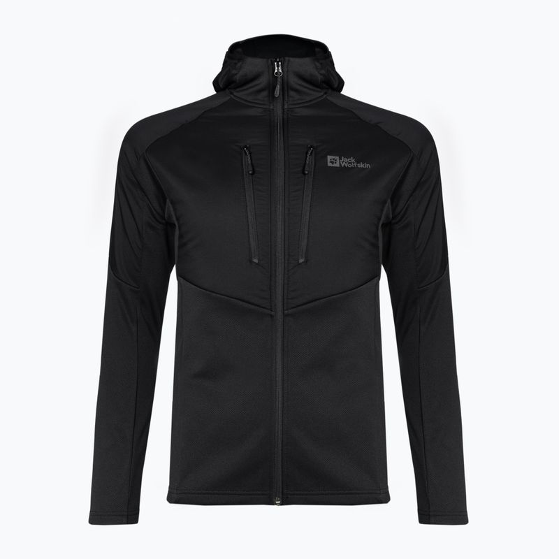 Vyriška hibridinė striukė Jack Wolfskin Alpgrat Pro Ins Fz juoda 5