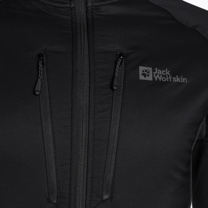 Vyriška hibridinė striukė Jack Wolfskin Alpgrat Pro Ins Fz juoda 7