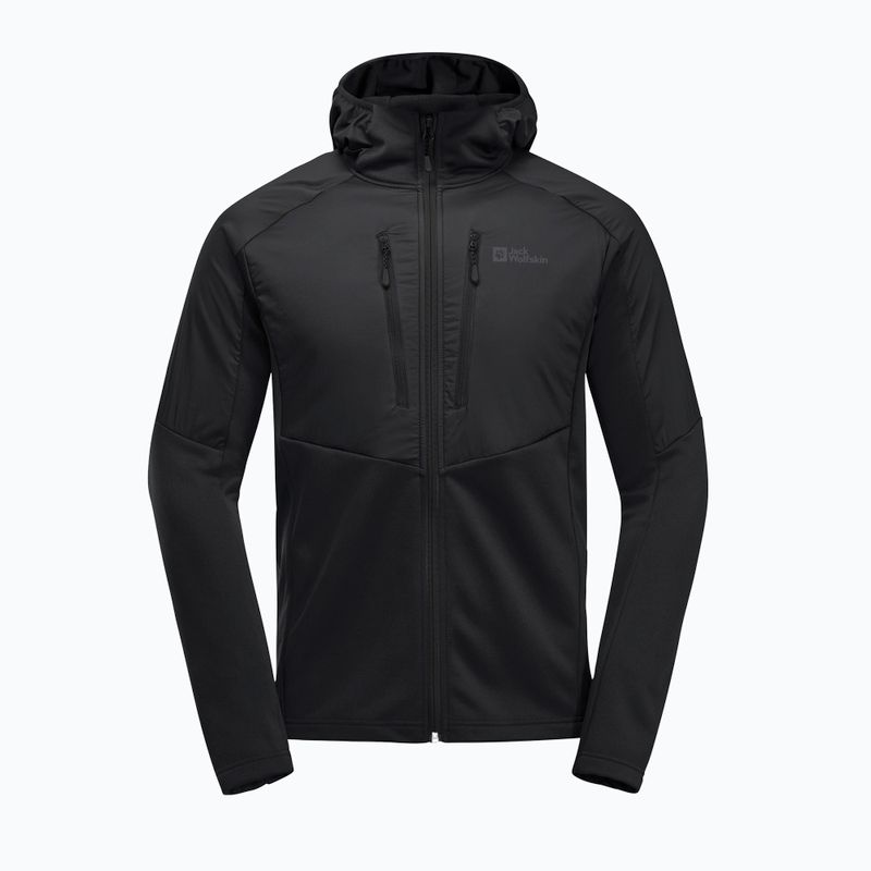 Vyriška hibridinė striukė Jack Wolfskin Alpgrat Pro Ins Fz juoda 9