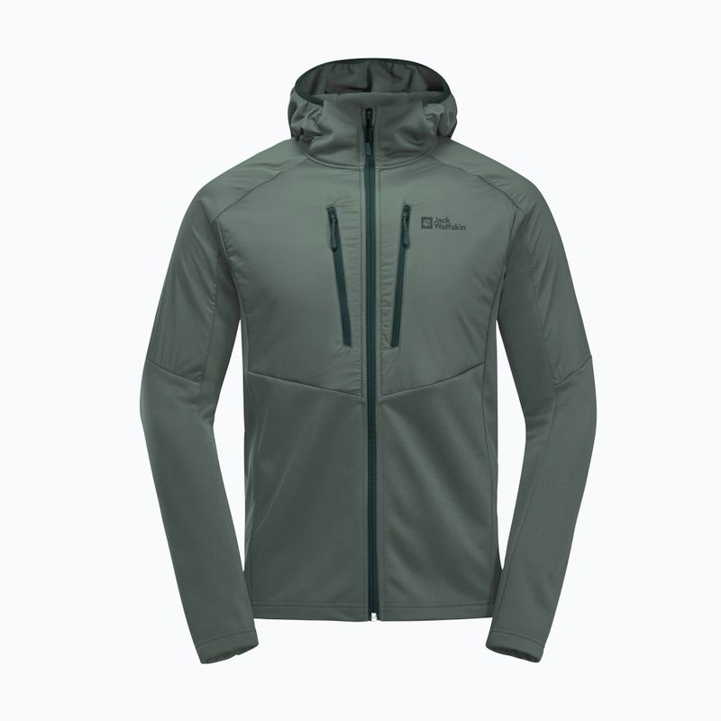 Vyriška hibridinė striukė Jack Wolfskin Alpgrat Pro Ins Fz hedge green 8