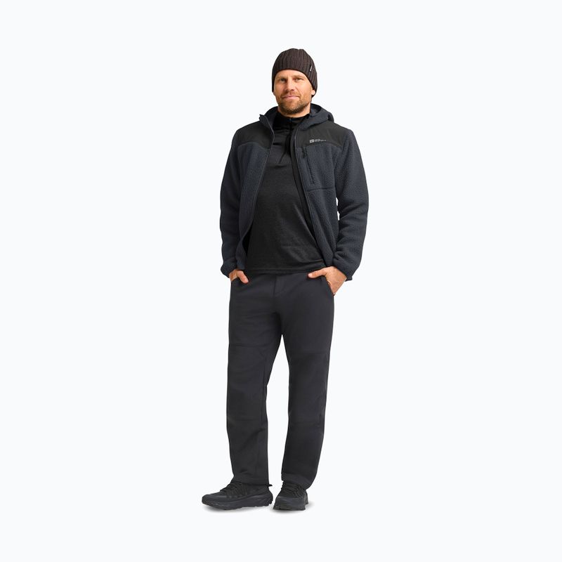 Vyriškas fliso džemperis Jack Wolfskin Kammweg Pile Fz phantom 2