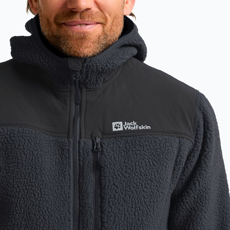 Vyriškas fliso džemperis Jack Wolfskin Kammweg Pile Fz phantom 5