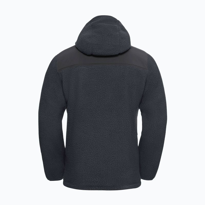 Vyriškas fliso džemperis Jack Wolfskin Kammweg Pile Fz phantom 10