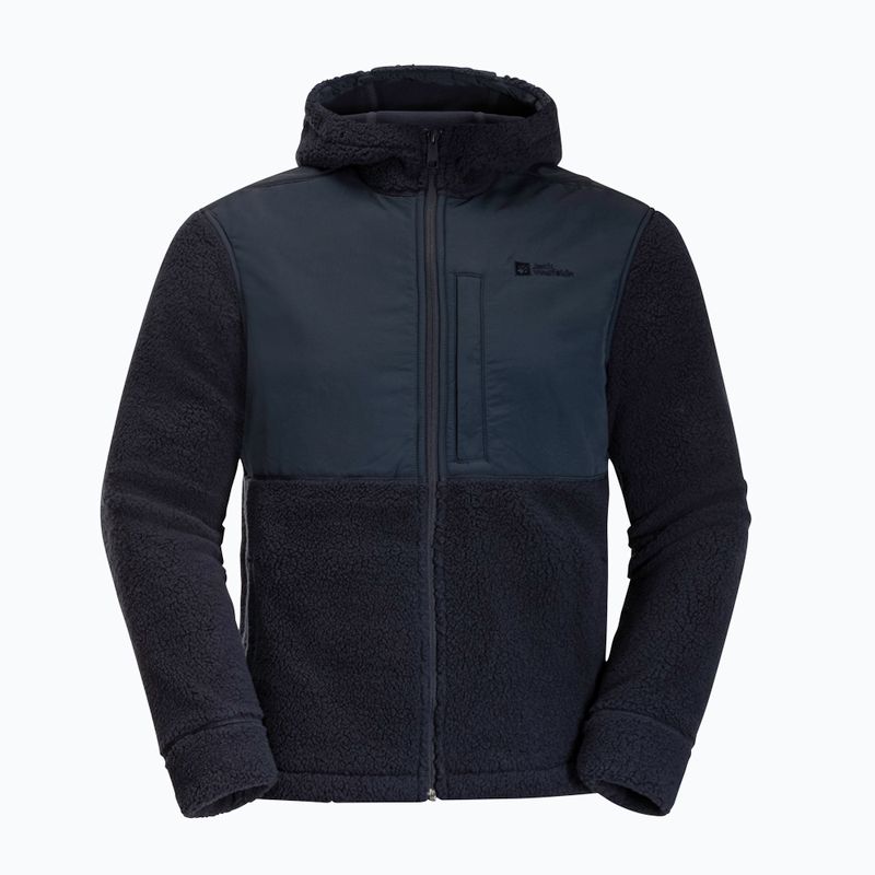 Vyriškas fliso džemperis Jack Wolfskin Felslicht Hooded night blue 7