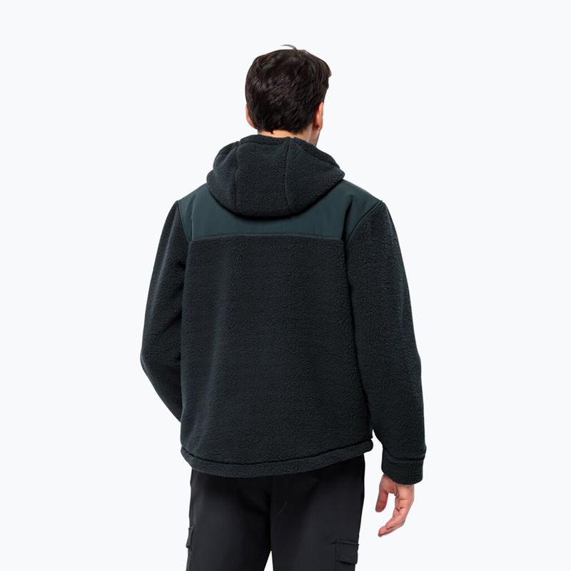 Vyriškas fliso džemperis Jack Wolfskin Felslicht Hooded night blue 2
