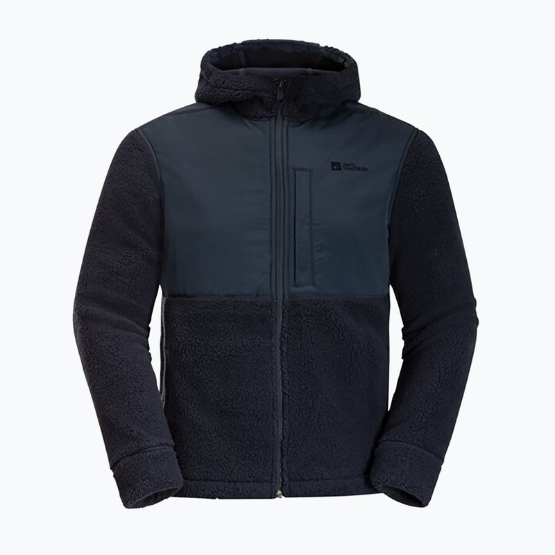 Vyriškas fliso džemperis Jack Wolfskin Felslicht Hooded night blue 7