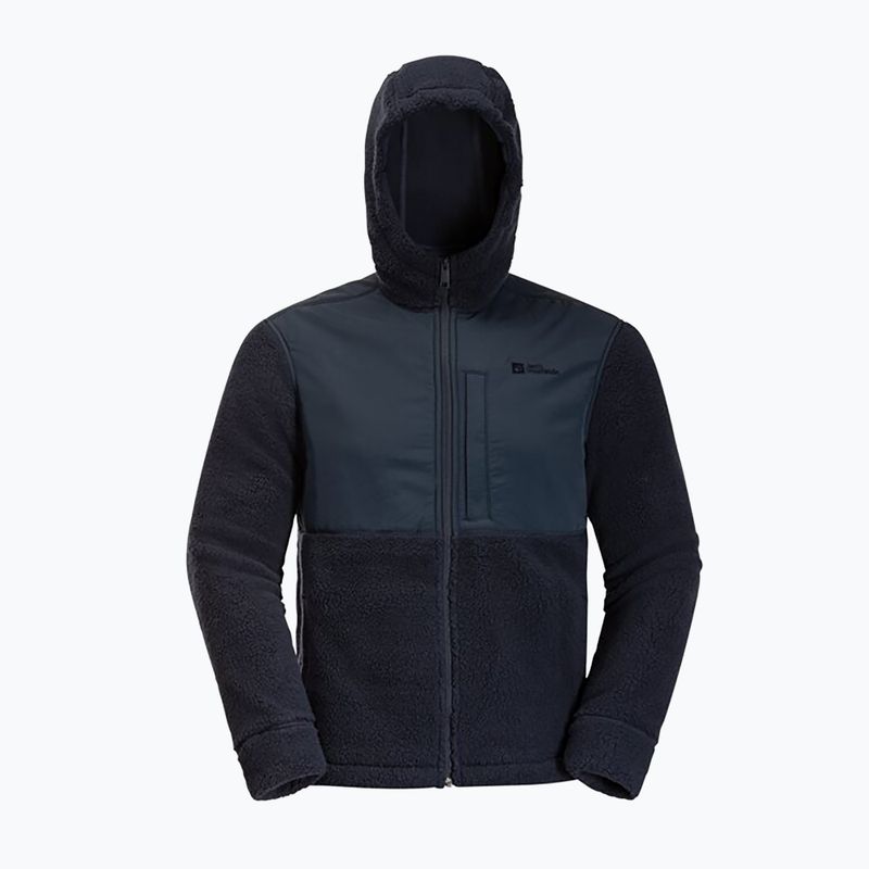 Vyriškas fliso džemperis Jack Wolfskin Felslicht Hooded night blue 8