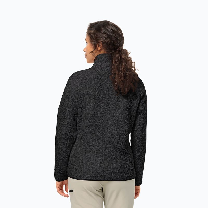 Moteriškas fliso džemperis Jack Wolfskin High Curl black 2