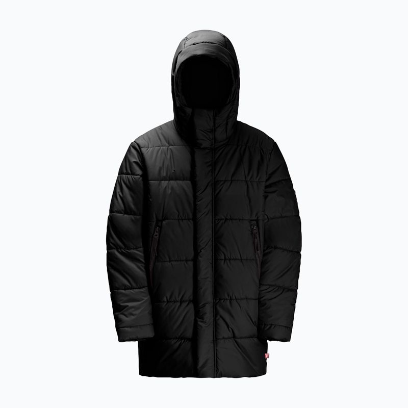Vaikiška pašiltinta striukė Jack Wolfskin Teen Ins Long granite black 5