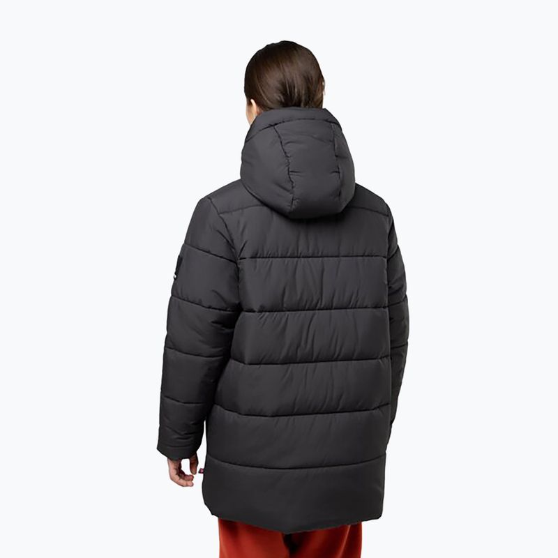 Vaikiška pašiltinta striukė Jack Wolfskin Teen Ins Long granite black 2