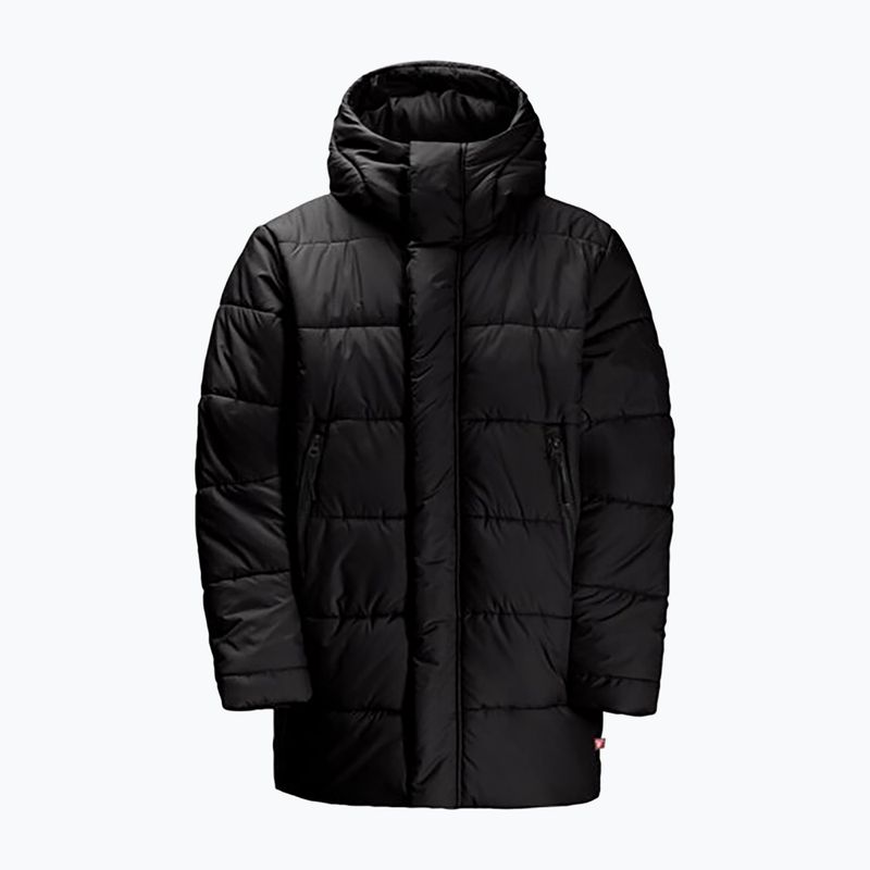 Vaikiška pašiltinta striukė Jack Wolfskin Teen Ins Long granite black 4