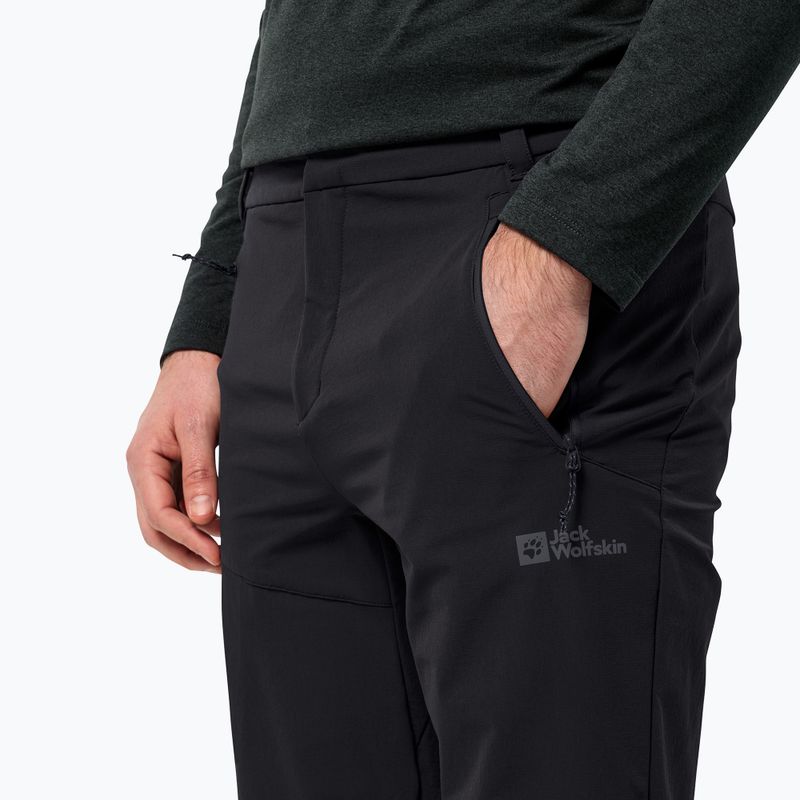Vyriškos žygio kelnės Jack Wolfskin Glastal Winter black 3