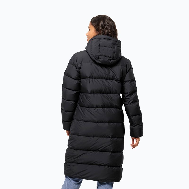 Jack Wolfskin moteriška pūkinė striukė Frozen Palace juoda 2