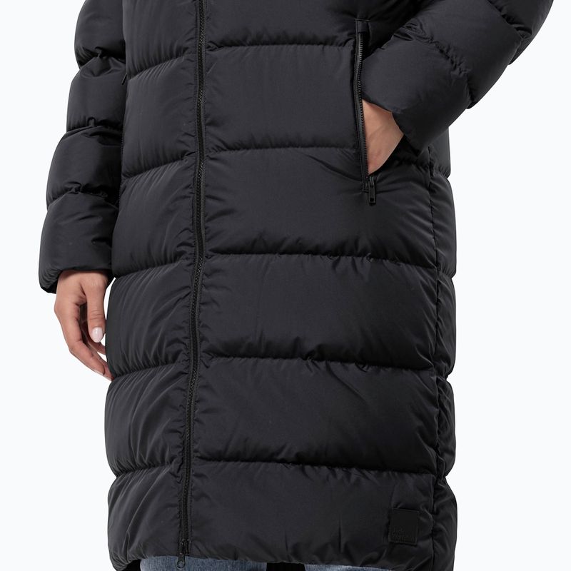Jack Wolfskin moteriška pūkinė striukė Frozen Palace juoda 5