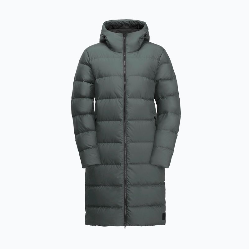 Moteriškas pūstas paltas Jack Wolfskin Frozen Palace slate green 6
