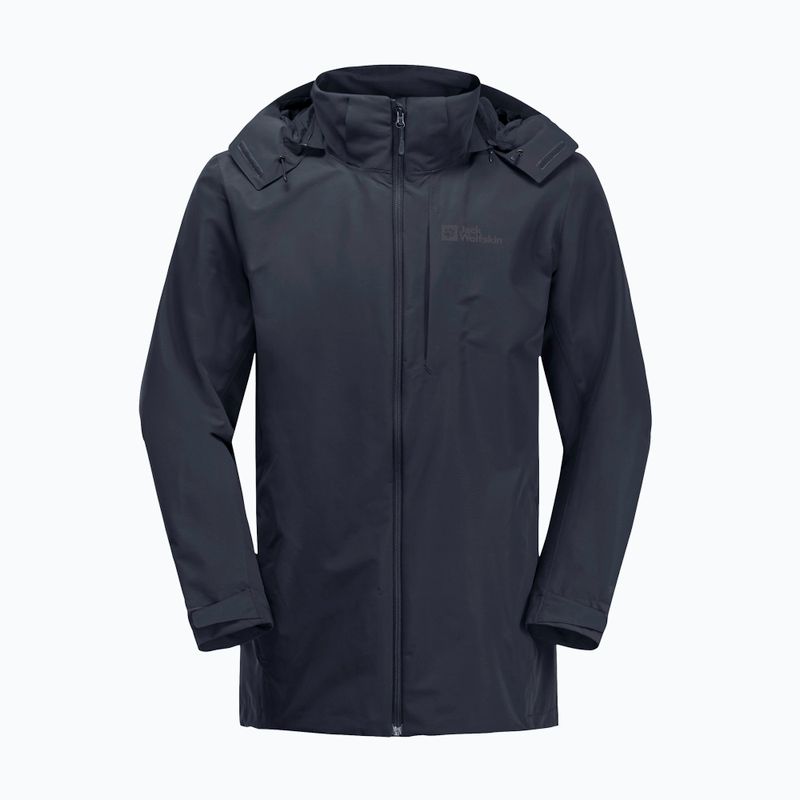 Vyriška striukė nuo lietaus Jack Wolfskin Fernblick 2L night blue 7