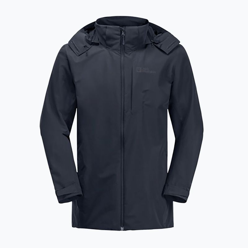 Vyriška striukė nuo lietaus Jack Wolfskin Fernblick 2L night blue 7