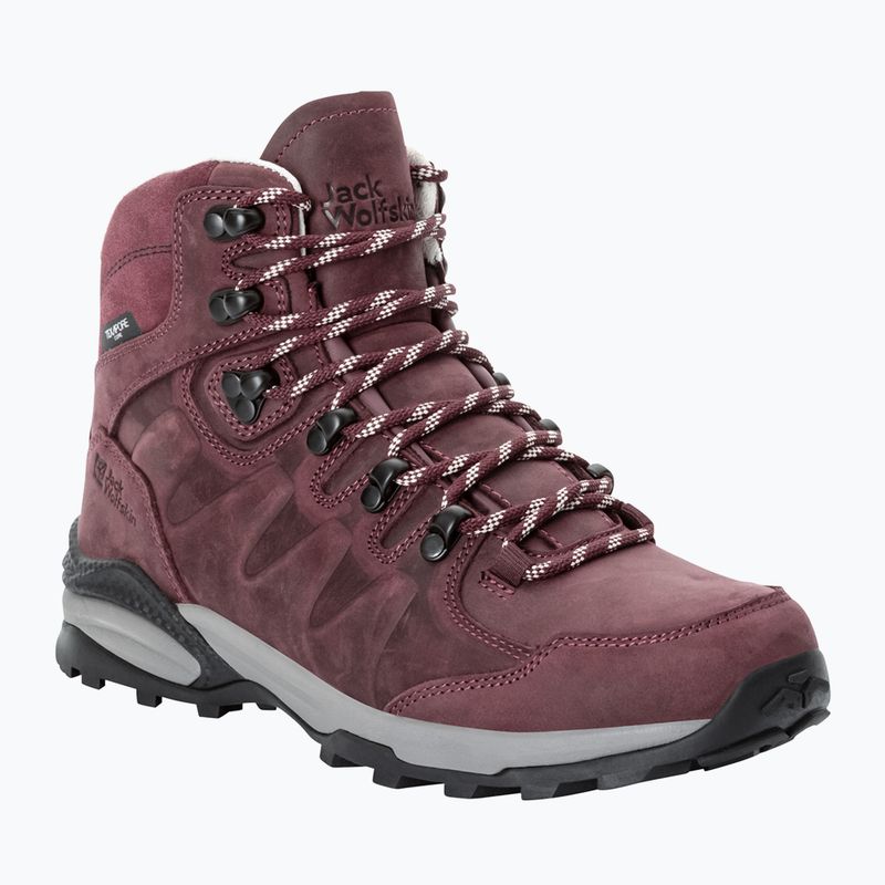 Moteriški žygio batai Jack Wolfskin Refugio Prime Texapore Mid dark maroon 8