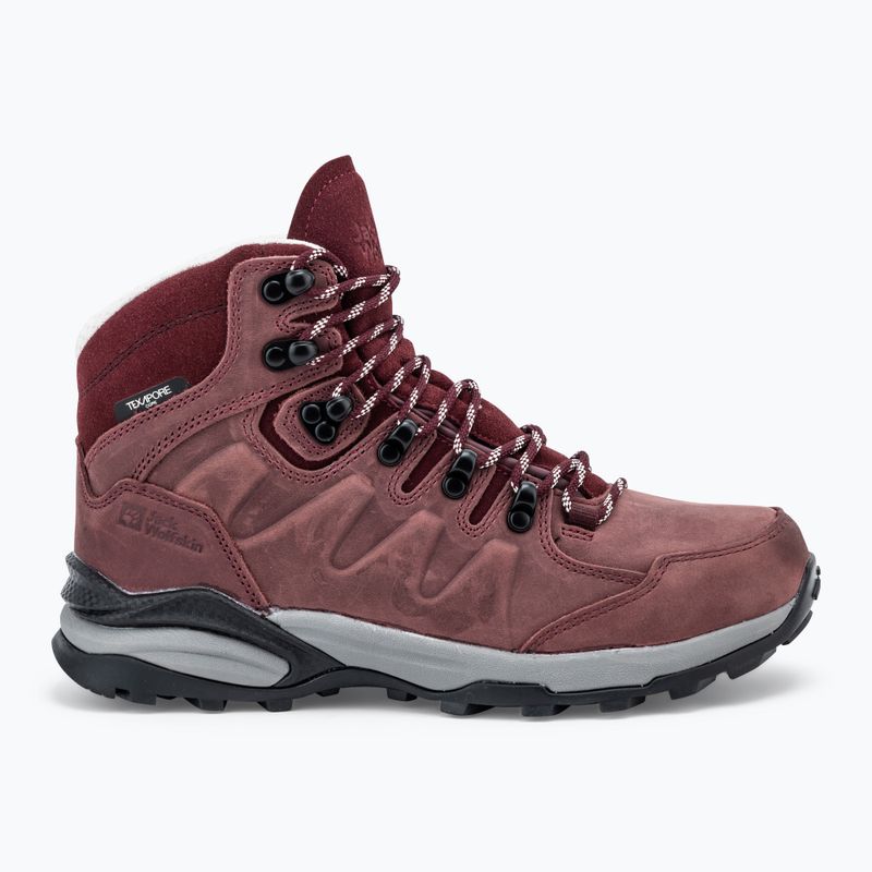 Moteriški žygio batai Jack Wolfskin Refugio Prime Texapore Mid dark maroon 2