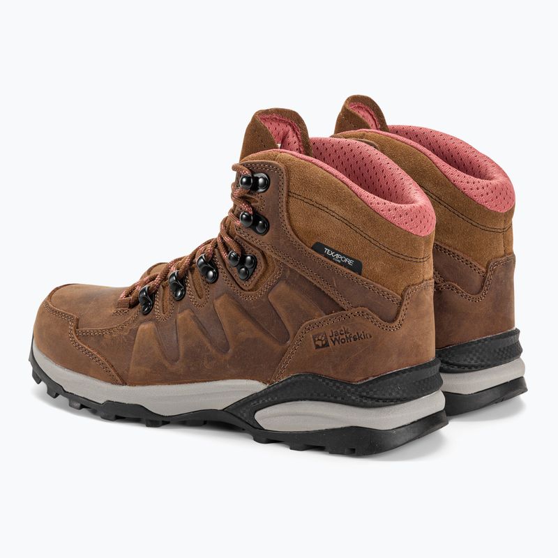 Jack Wolfskin moteriški trekingo batai Refugio Prime Texapore Mid fawn 4