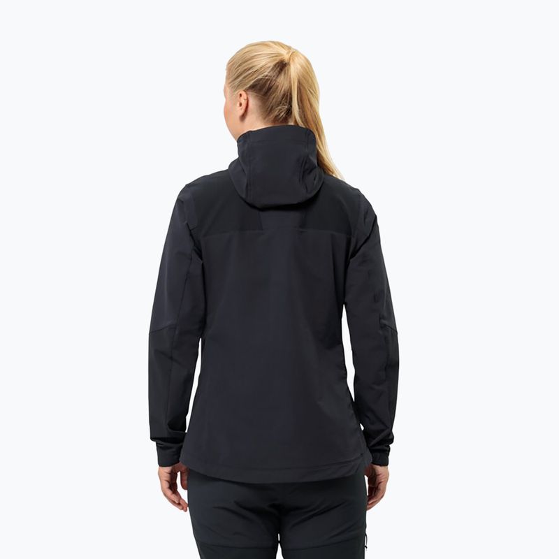 Moteriška softshell striukė Jack Wolfskin Andur black 2