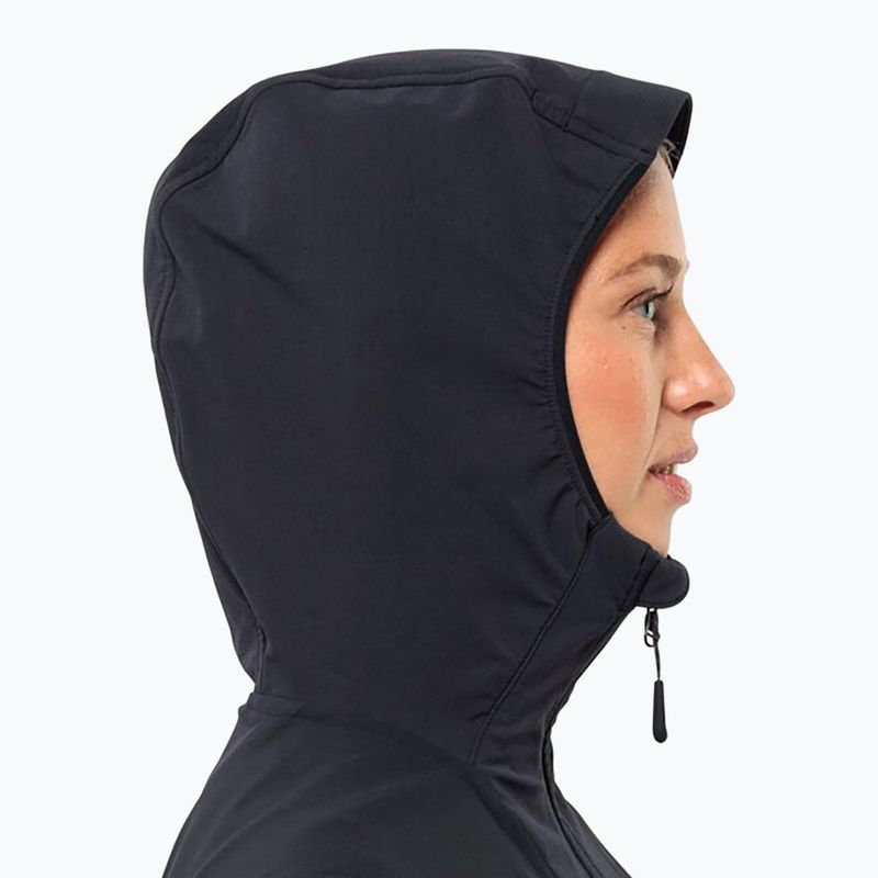 Moteriška softshell striukė Jack Wolfskin Andur black 3