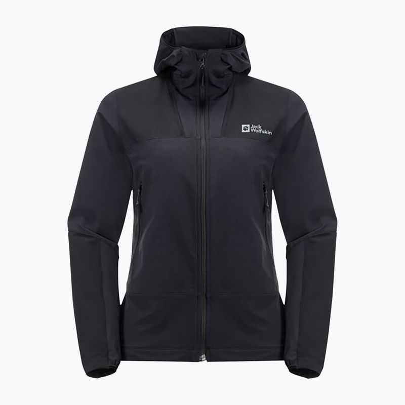 Moteriška softshell striukė Jack Wolfskin Andur black 6