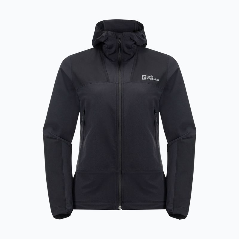 Moteriška softshell striukė Jack Wolfskin Andur black 6