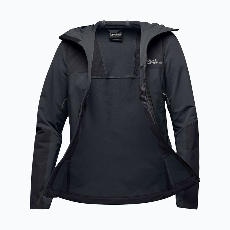 Moteriška softshell striukė Jack Wolfskin Andur black 7