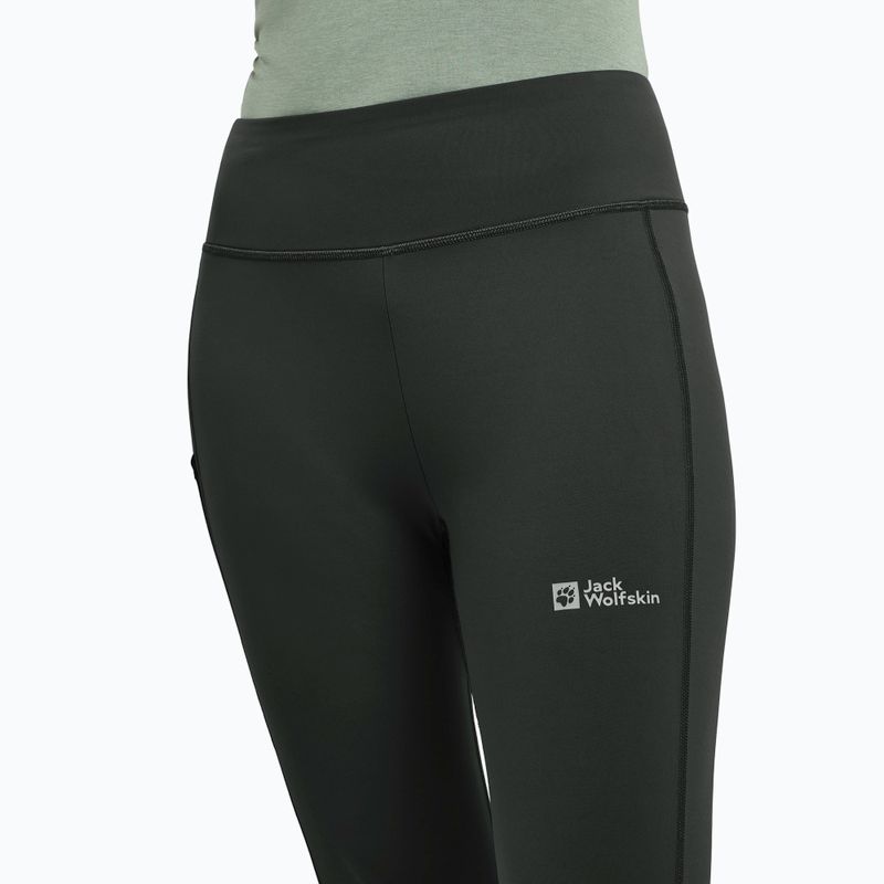 Moteriškos žygio kelnės Jack Wolfskin Klintal Tights black 4