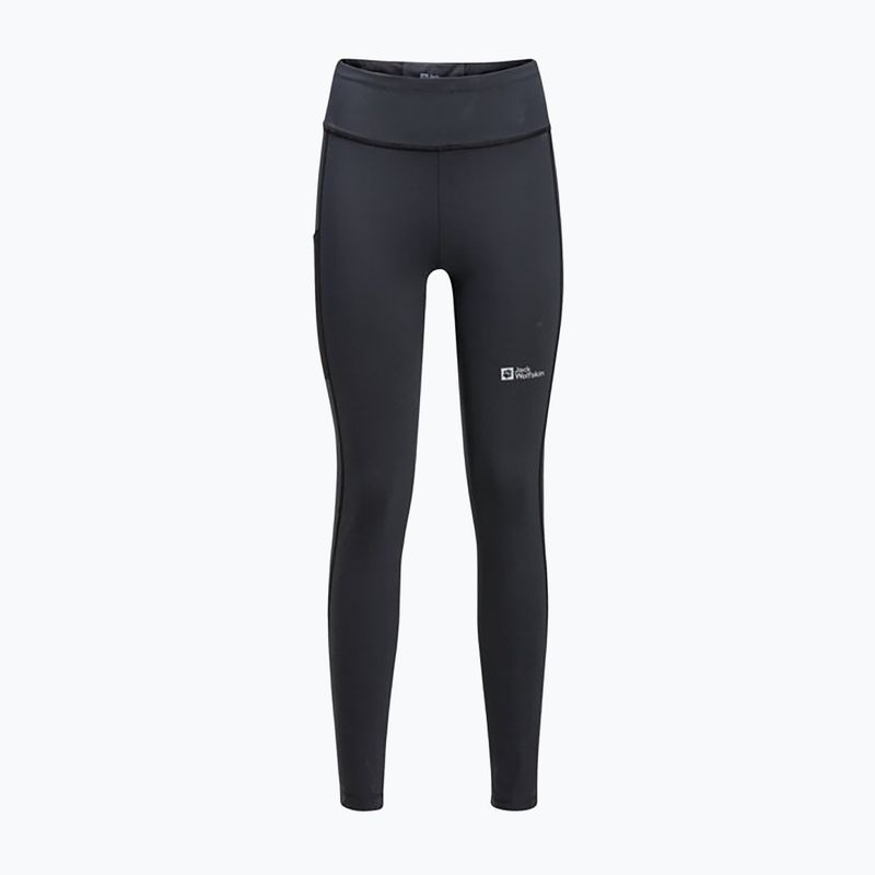 Moteriškos žygio kelnės Jack Wolfskin Klintal Tights black 4