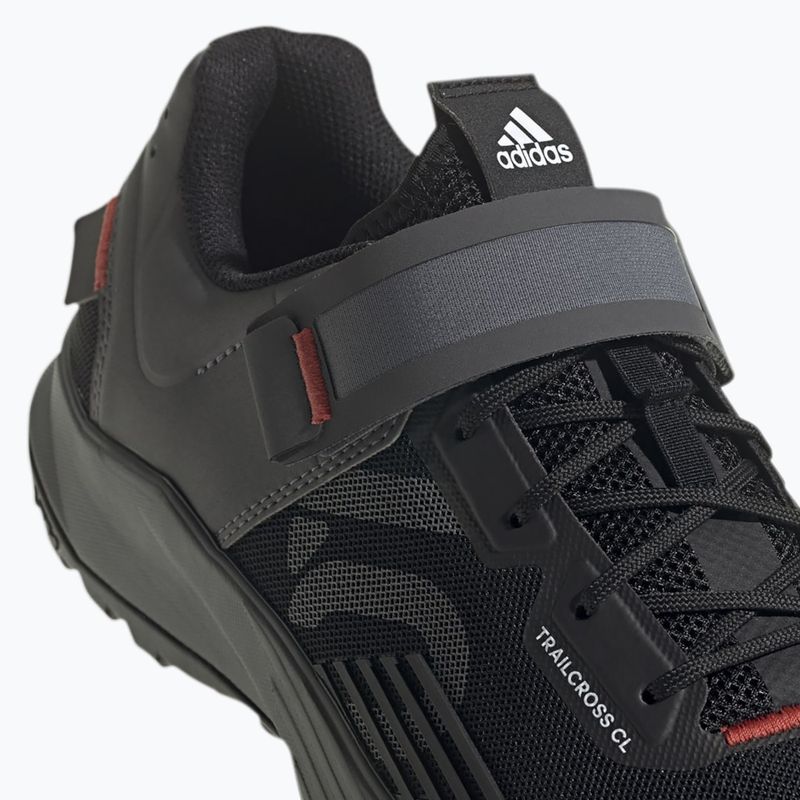 Dviračio batai MTB vyriški adidas FIVE TEN Trailcross Clip In core black/grey three/red 12