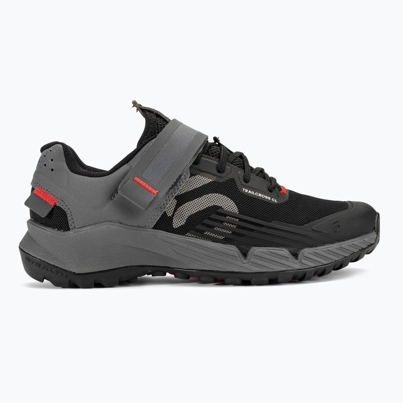 Dviračio batai MTB moteriški adidas FIVE TEN Trailcross Clip In core black/grey three/red 2