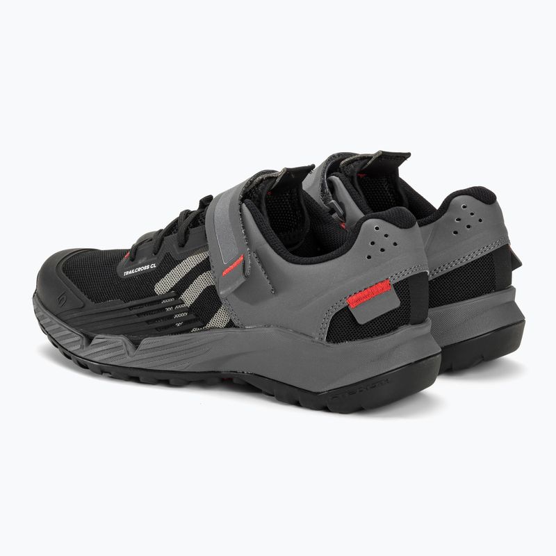 Dviračio batai MTB moteriški adidas FIVE TEN Trailcross Clip In core black/grey three/red 5