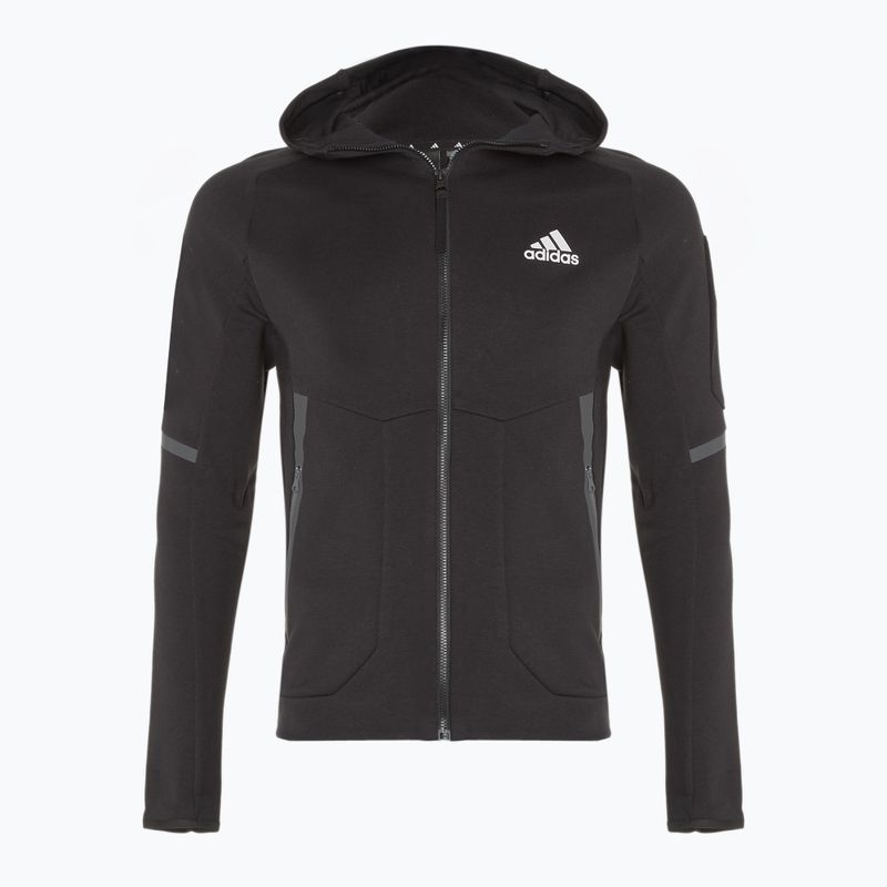 Vyriškas džemperis adidas Designed For Gameday Full Zip black