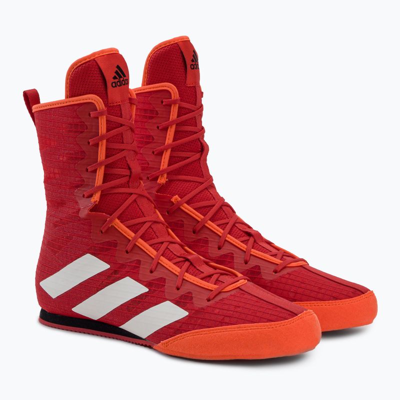 Vyriški adidas Box Hog 4 red GW1403 bokso bateliai 5