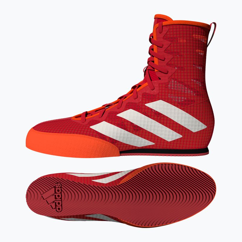 Vyriški adidas Box Hog 4 red GW1403 bokso bateliai 15